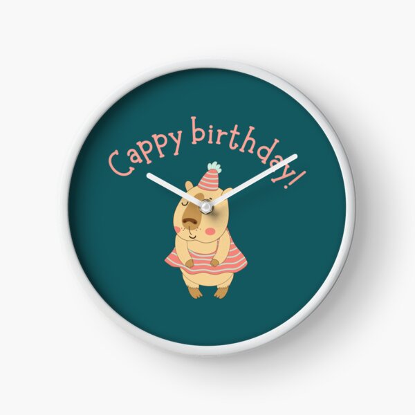Item preview, Cute Pink White Cappy Birthday Happy Birthday    designed and sold by haydenpo.