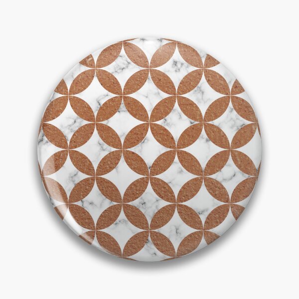Artikelvorschau, Geometric Circle Pattern 01 - Tawny entworfen und verkauft von Studio Grafiikka.