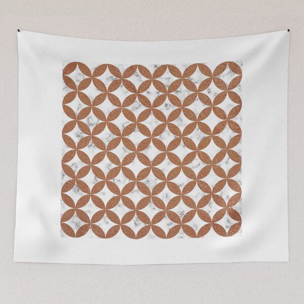 Artikelvorschau, Geometric Circle Pattern 01 - Tawny entworfen und verkauft von Studio Grafiikka.