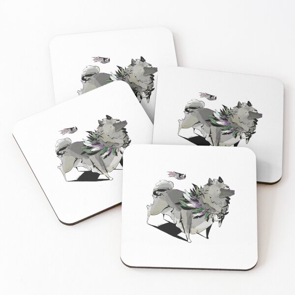 Item preview, Keeshond Warlock designed and sold by Amanda Moody.
