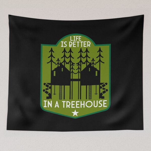 Item preview, Treehouse Gifts - Tree Houses - Tree House Builders - Tree House shirts - Mugs - Stickers designed and sold by happygiftideas.
