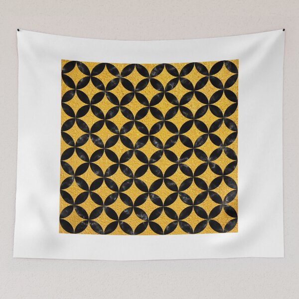 Artikelvorschau, Geometric Circle Pattern 02 - Golden entworfen und verkauft von Studio Grafiikka.