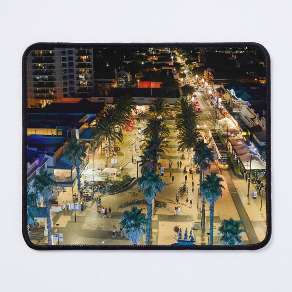 Item preview, Moseley Square Glenelg at Night designed and sold by Ray's Photos & Art.
