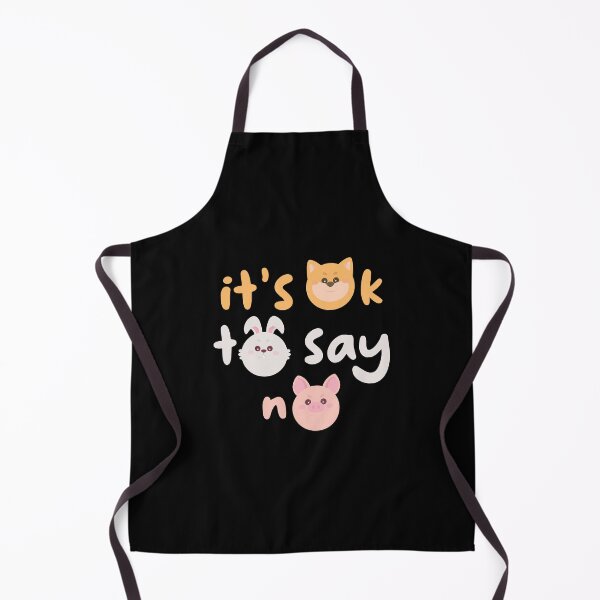 Item preview, Puppy Dog, Bunny Rabbit and Piggy Pig said Its ok to say no! designed and sold by RunSumErrands.