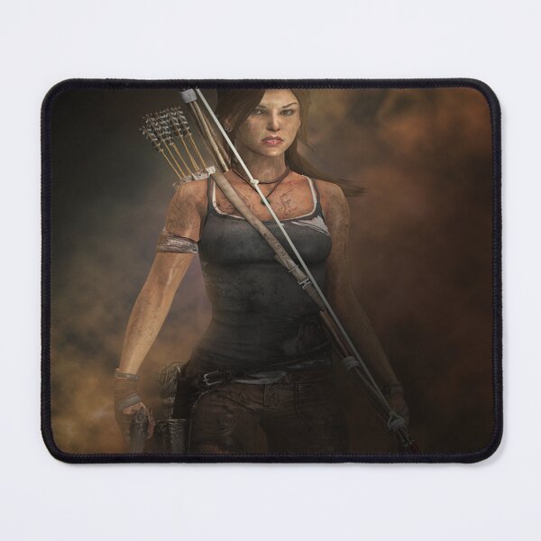 Tapis Souris 3D Lara Croft Tomb Raider - Eidos 1997, Collector Rare Rouge
