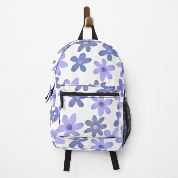 Item preview, Pretty blue floral print designed and sold by pinkyfish1010.