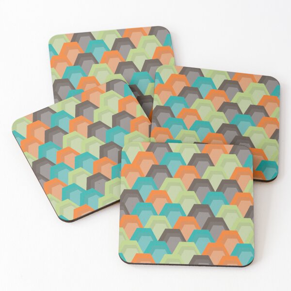 Artikelvorschau, Colorful Hexagonal Pattern - 1 entworfen und verkauft von Studio Grafiikka.