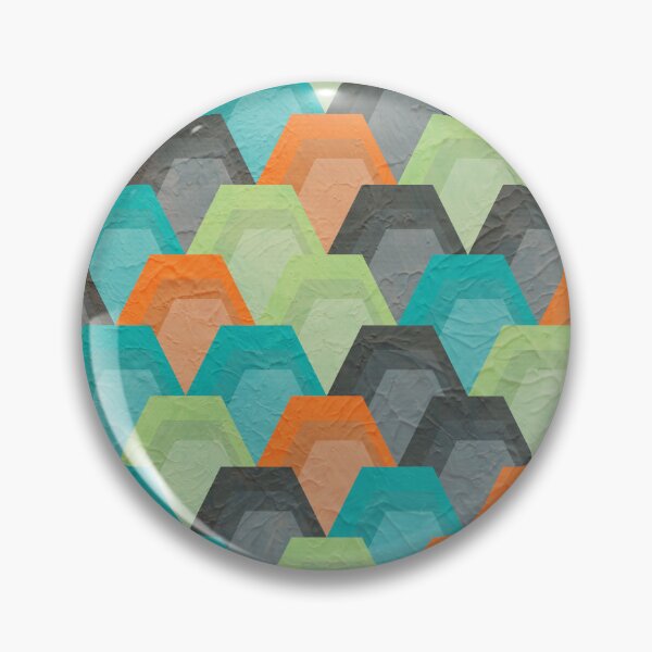 Artikelvorschau, Colorful Hexagonal Pattern - 2 entworfen und verkauft von Studio Grafiikka.