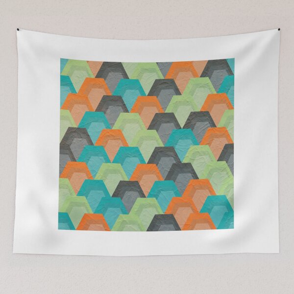 Artikelvorschau, Colorful Hexagonal Pattern - 2 entworfen und verkauft von Studio Grafiikka.