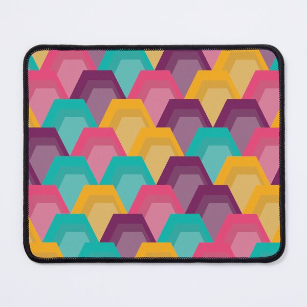 Artikelvorschau, Colorful Hexagonal Pattern - 4 entworfen und verkauft von Studio Grafiikka.