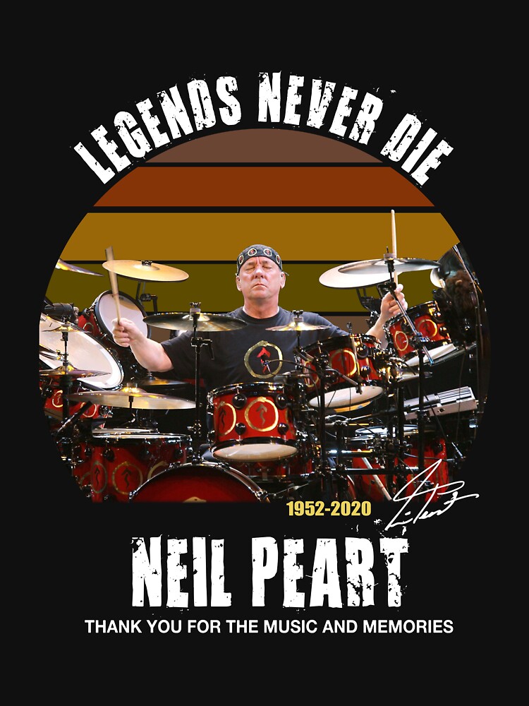 Rúsh band Legends Never Die Néil Péart | Essential T-Shirt