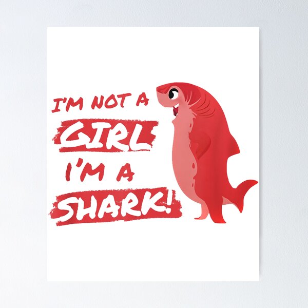 Item preview, Nimona I'm Not A Girl I'm A Shark Shapeshifting Hero  designed and sold by RussellWatson.