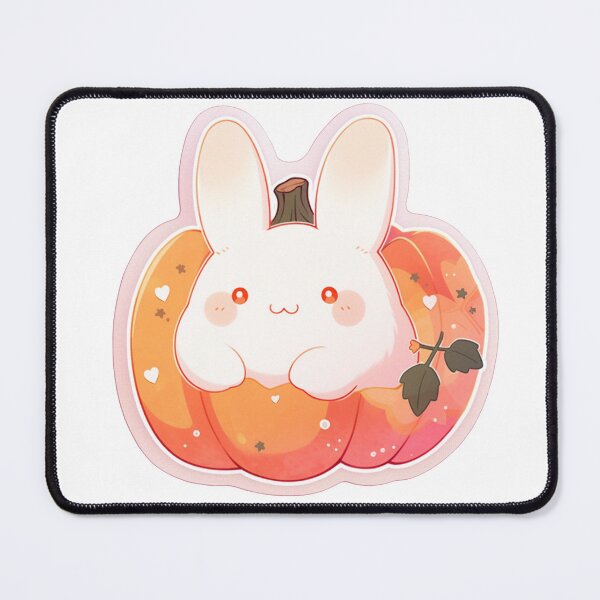Item preview, Charming Kawaii Pumpkin Bunny: Delightful Festive Cuteness designed and sold by TheBakaAnime.