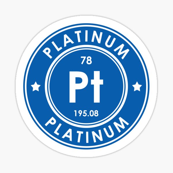 Chemical Element Platinum Stickers for Sale Redbubble