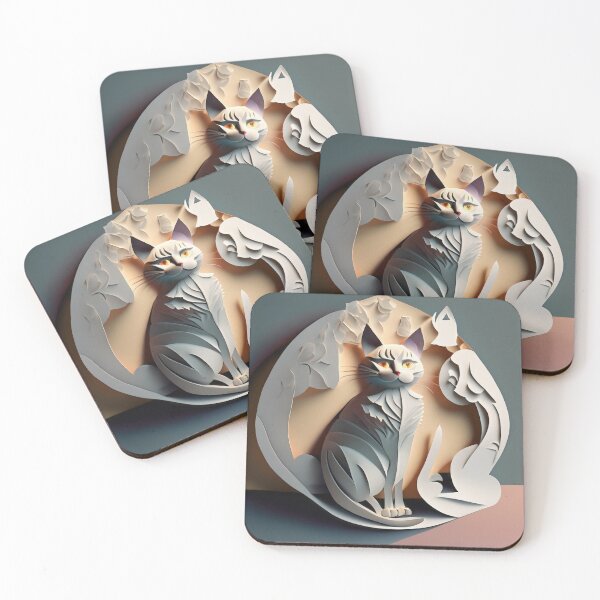 Item preview, Beautiful paper cat designed and sold by melridger.