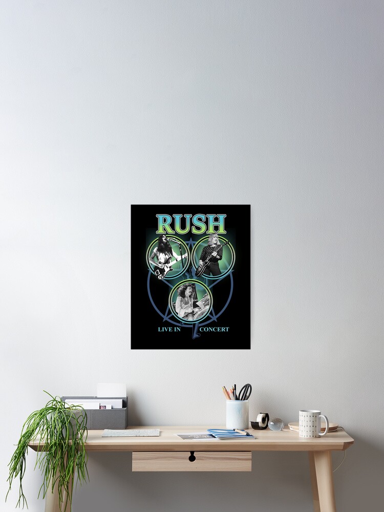 Rush Live In Concert Skull T-Shirt Rush Live In Concert Skull T-Shirt