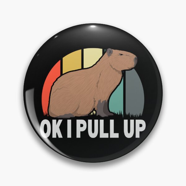Item preview, Ok I Pull Up Capybara Retro Vintage Funny Rodent Animal   designed and sold by huntergentry.