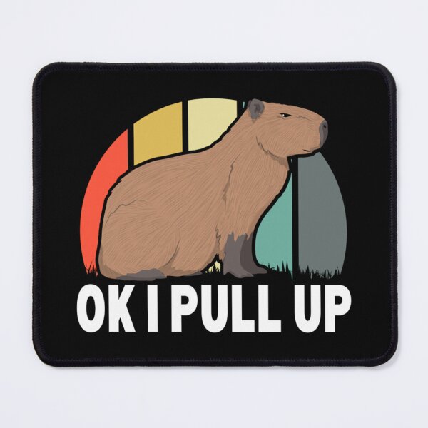 Artikelvorschau, Ok, ich ziehe Capybara Retro Vintage lustiges Nagetier hoch entworfen und verkauft von huntergentry.