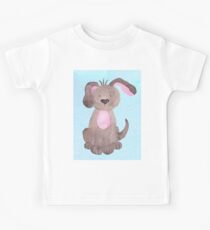 Happy Birthday Dog in watercolour Kids Tee