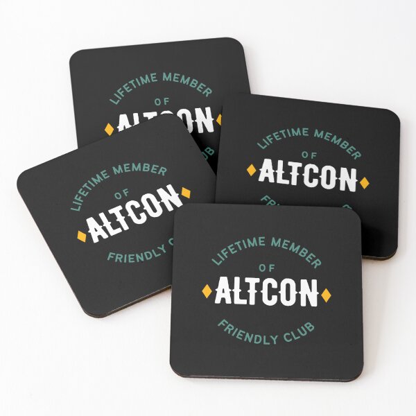 Item preview, Miembro vitalicio de Altcoin Friendly Club designed and sold by WhitepaperStyle.