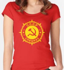 Insigne communiste spetsnaz Women's Fitted Scoop T-Shirt