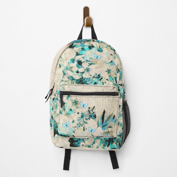 Item preview, Crepe Floral Pattern with Butterflies designed and sold by KC Morcom.
