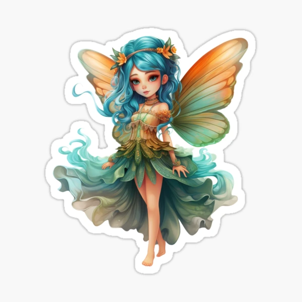 Collection of beautiful fairy stickers Stock Vector by ©NinaMunha