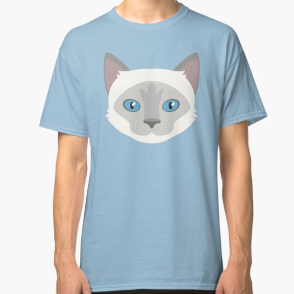 Himalayan Cat Pet Portrait - Pretty Girl Classic T-Shirt