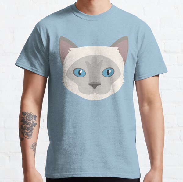 Himalayan Cat Pet Portrait - Pretty Girl Classic T-Shirt