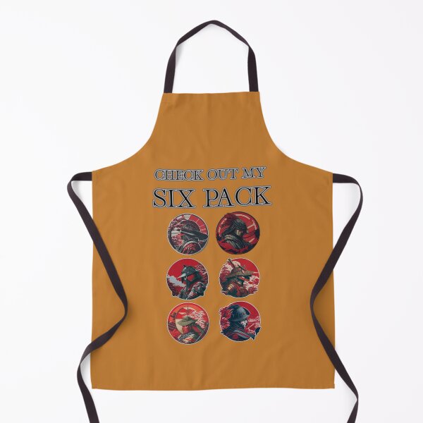 Item preview, Samurai Soldier Check Out My Six Pack Edo Japan designed and sold by jp22yoshi.