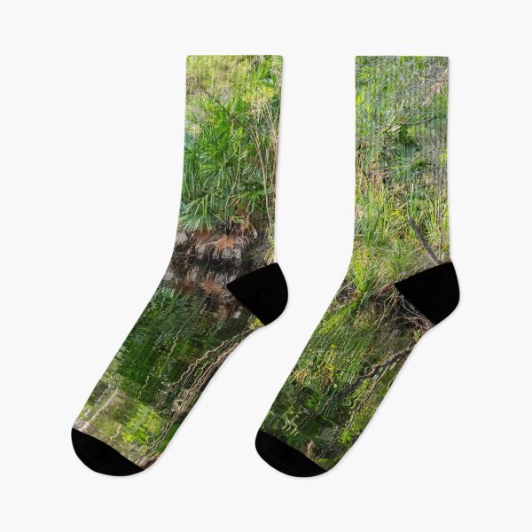 Item preview, everglades reflection green designed and sold by Esther Frieda.