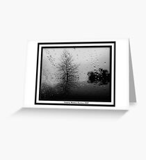 I love the rain! Greeting Card