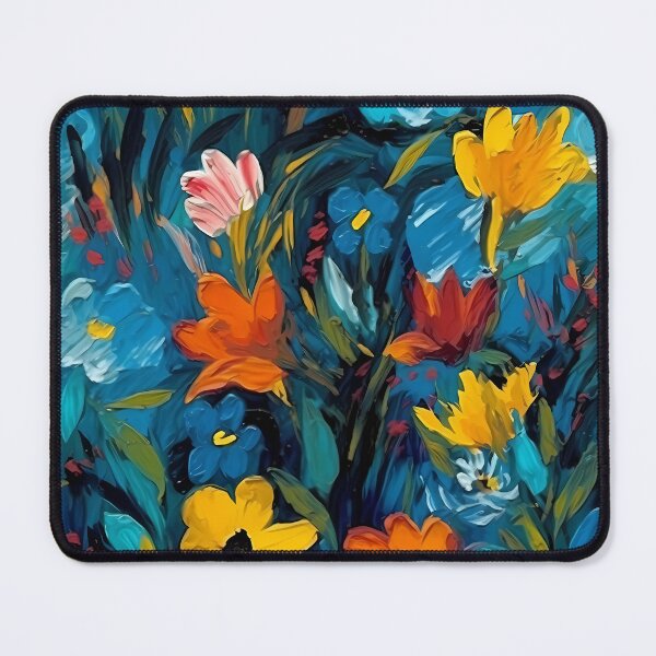 Item preview, Post-Impressionist Colorful Flowers in Van Gogh's style designed and sold by TheMerch-er.