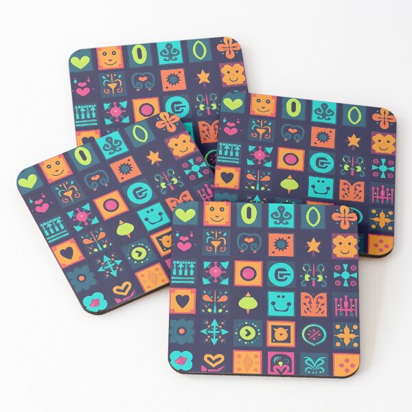 Item preview, Fun Icons Pattern designed and sold by TheMerch-er.