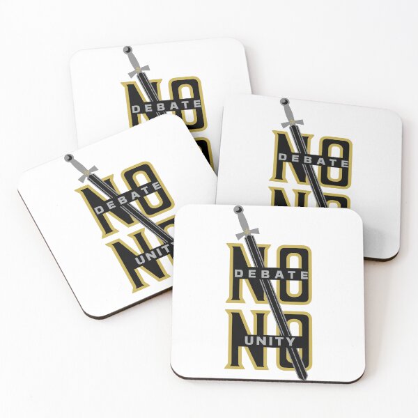 Item preview, No Debate No Unity designed and sold by CyberYogi.
