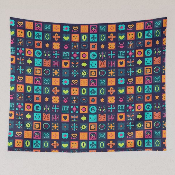 Item preview, Fun Icons Pattern designed and sold by TheMerch-er.