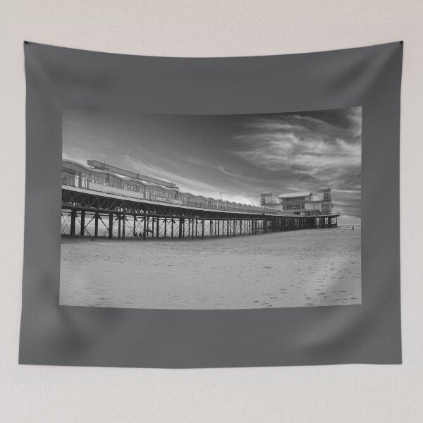 Item preview, Weston super Mare Grand Pier Mono designed and sold by Alisonchambers2.