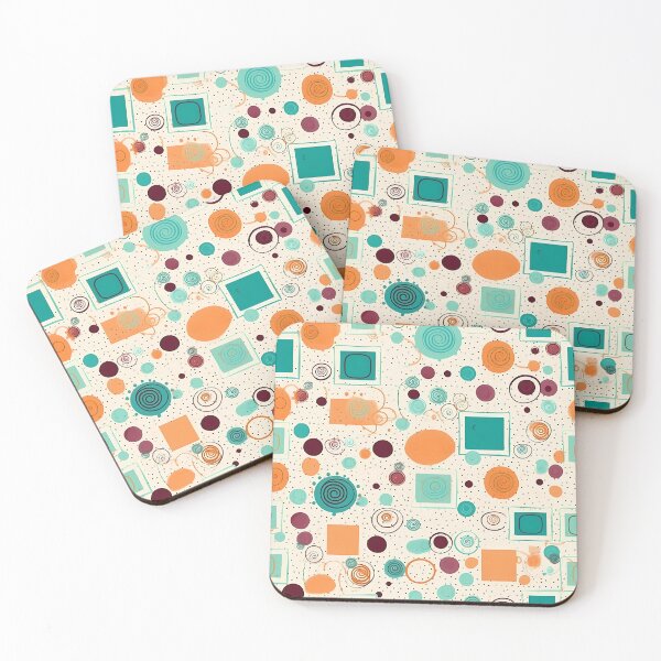 Item preview, Fun Polka Dot and Square Colorful Pattern designed and sold by TheMerch-er.