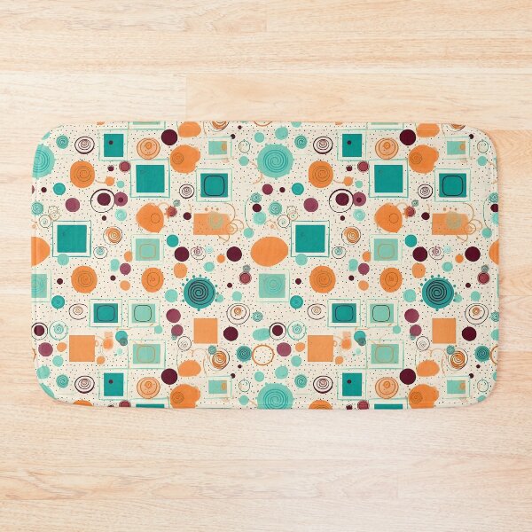 Item preview, Fun Polka Dot and Square Colorful Pattern designed and sold by TheMerch-er.