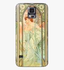Funda/vinilo para Samsung Galaxy Serie de Alphonse Mucha Times of Day Painting