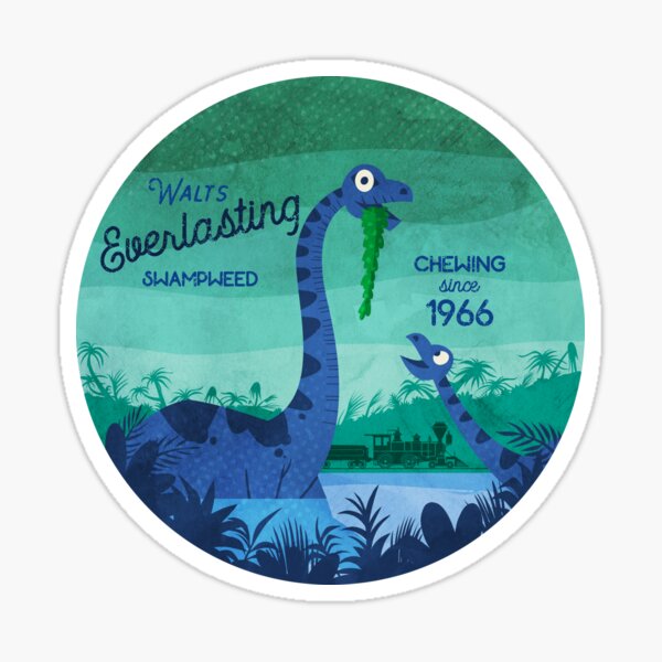 Walt's Everlasting Swampweed - Chewing since 1966 Sticker