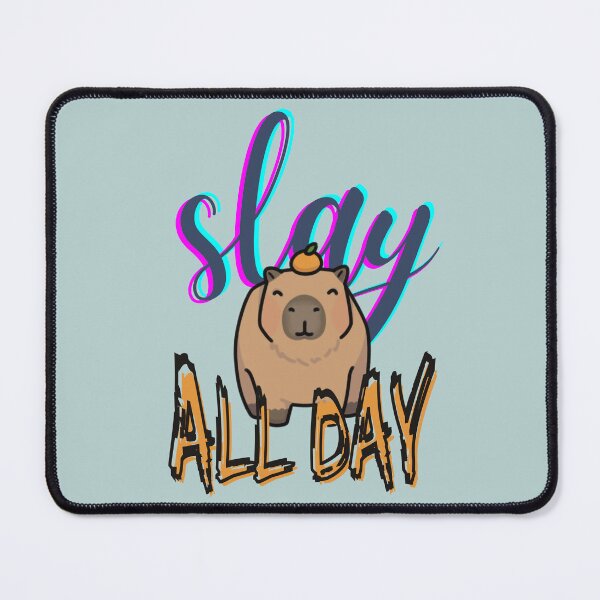 Item preview, Funny Capybara Slay All Day designed and sold by artbybiyan.