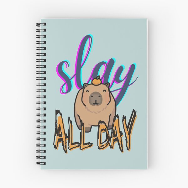 Item preview, Funny Capybara Slay All Day designed and sold by artbybiyan.