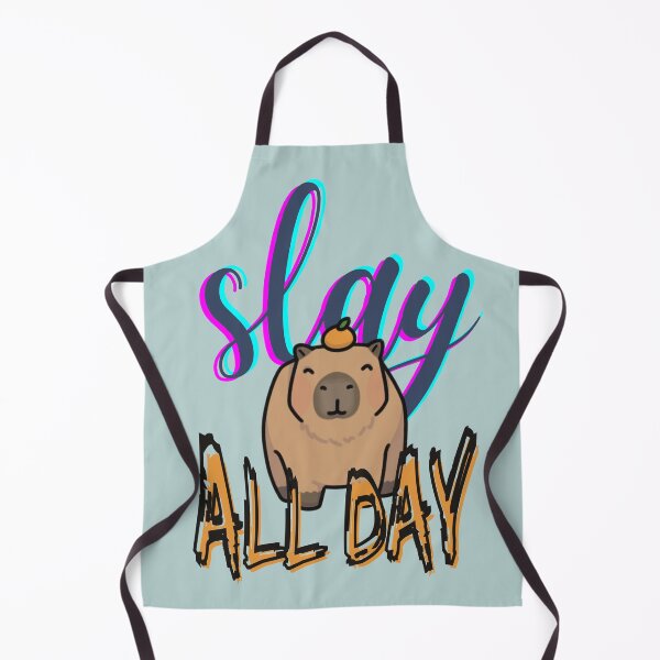 Item preview, Funny Capybara Slay All Day designed and sold by artbybiyan.
