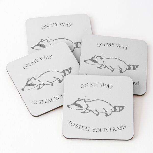 Item preview, Raccoon Going to Steal Your Trash designed and sold by chrispy doodles.