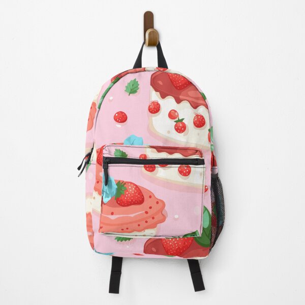 Item preview, Strawberry Cake Pattern with Slices, Strawberries, and Sprinkles designed and sold by PaletPatisserie.