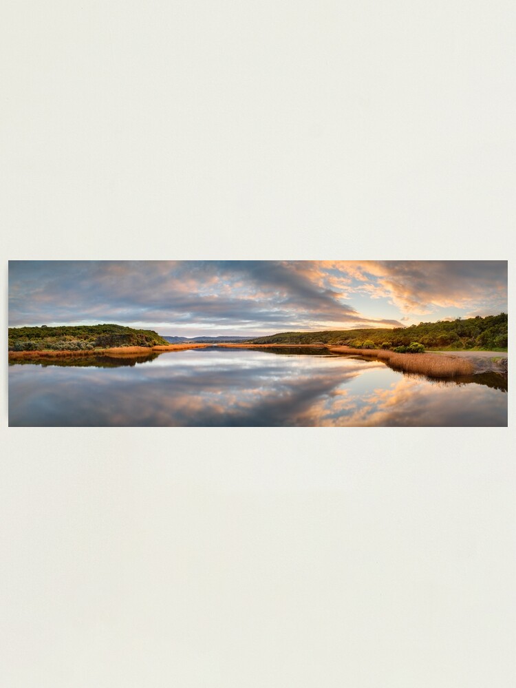 Thumbnail 1 of 3, Photographic Print, Aire River Dawn, Otway National Park, Victoria Australia designed and sold by Chockstone.