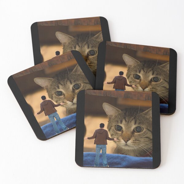 Item preview, Cat Stares at Small Human designed and sold by CannyGoods.