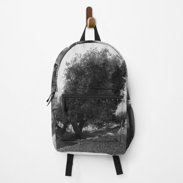 Item preview, Olive trees by the ruins. Thassos 2023 10 bw designed and sold by Jouko Lehto Photography.