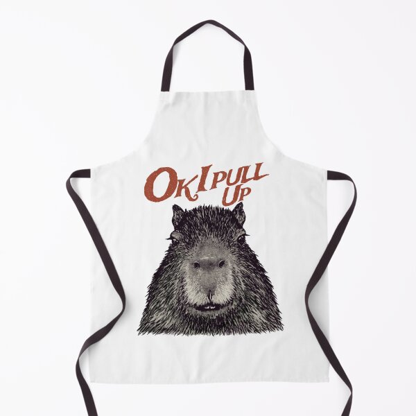 Item preview, Capybara - Ok I pull up  MEME  Red Capybara  His Name - Gort  Capy Yuzu  Pet Mat Bandana   designed and sold by Jerryfrancis.